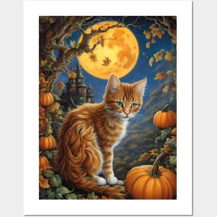 Halloween Kitty Posters and Art